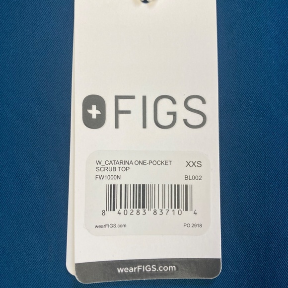 Figs scrub set deep reef size XXS Catalina top and Yola pants regular - Picture 2 of 6